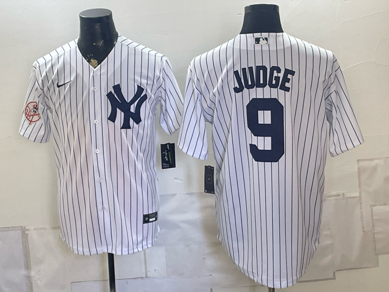 Men 2026 New York Yankees #9 Judge white Nike MLB Jersey 0828002